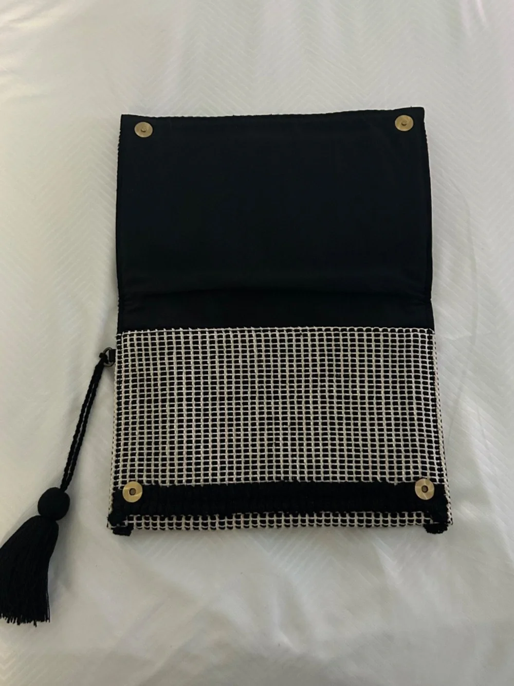 Clever Carriage Company Ibiza Hand-Woven Clutch